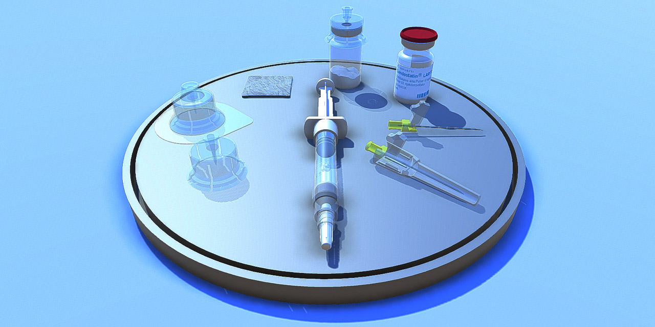 modeling and texturing different items and tools for medical visualisations